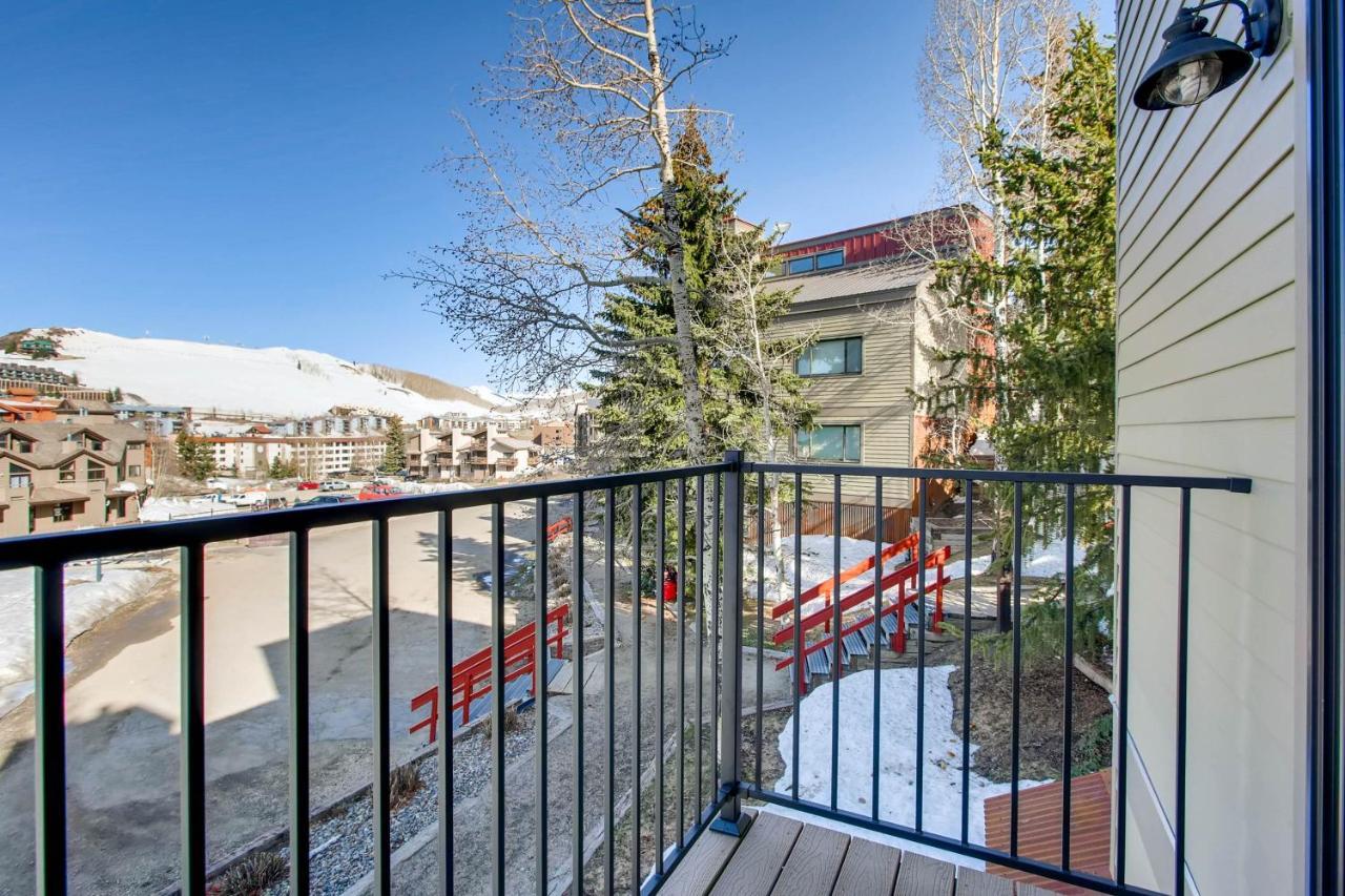 Ski-In Ski-Out Studio Private Balcony & Fireplace Condo クレスティド・ビュート エクステリア 写真